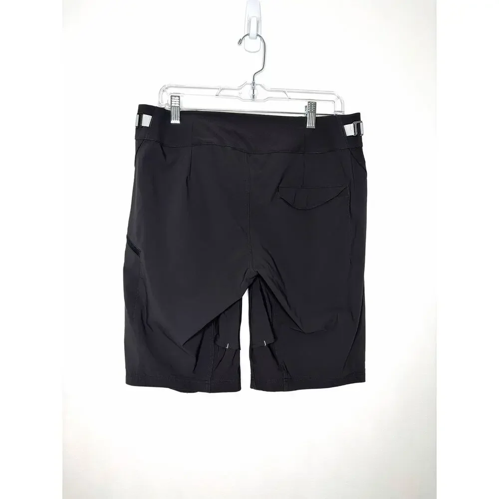 Stio Women's OPR Shorts Sz 10x11.5 in Charcoal Gray Biking Cycling Hiking